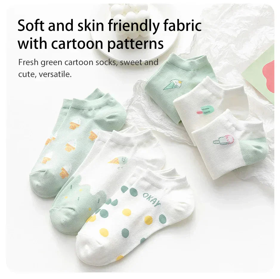 Sunny Bloom Socks – 6 Pairs