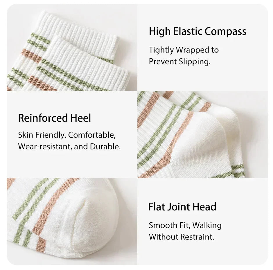 Olive Breeze Socks – 6 Pairs