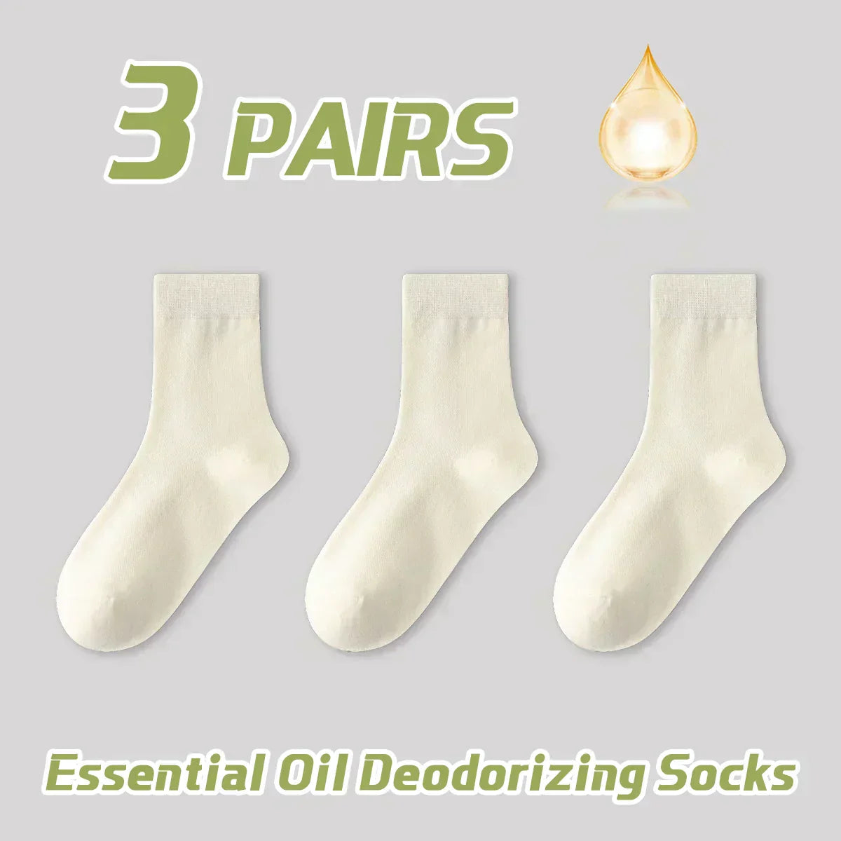 Pastel Breeze Socks – 3 Pairs