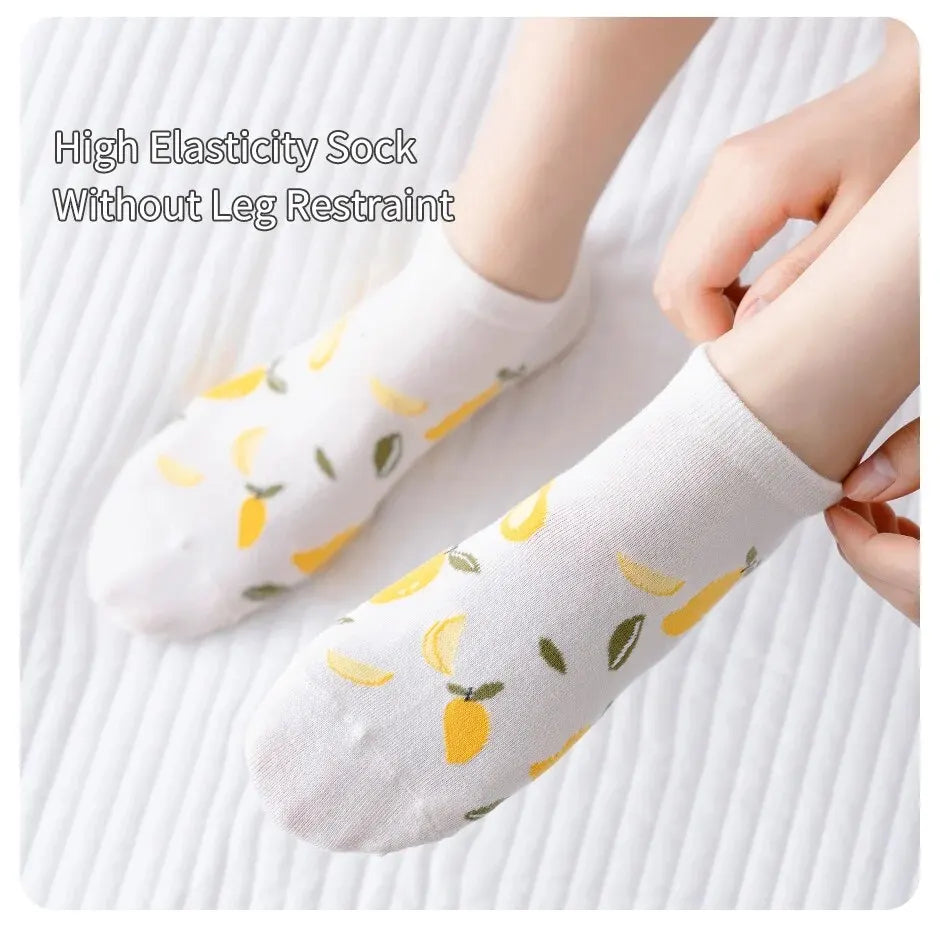 Lemon Rabbit Socks – 6 Pairs