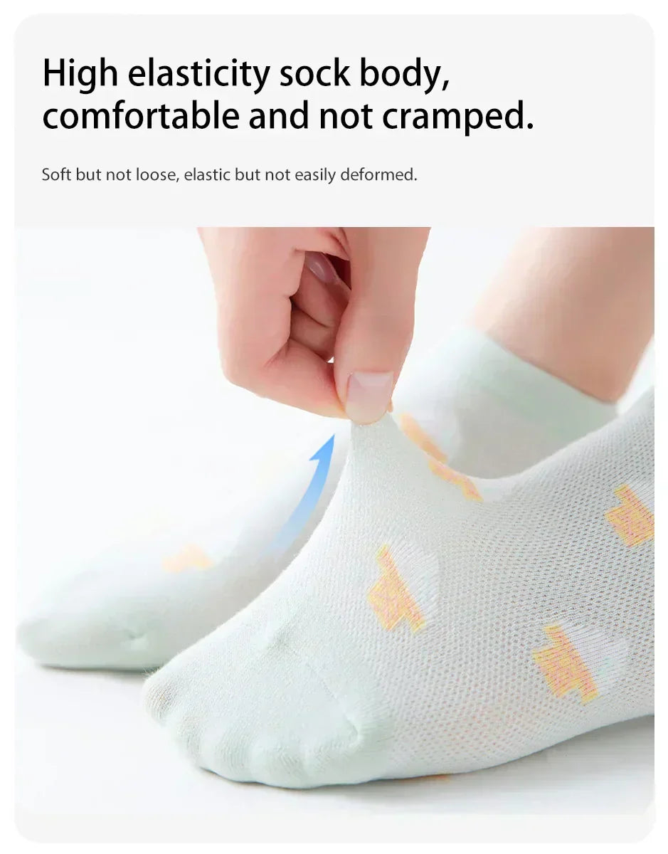 Sunny Bloom Socks – 6 Pairs