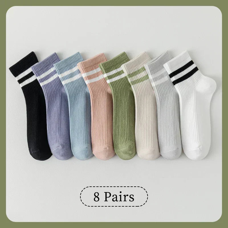 Varsity Breeze Socks - 8 pairs