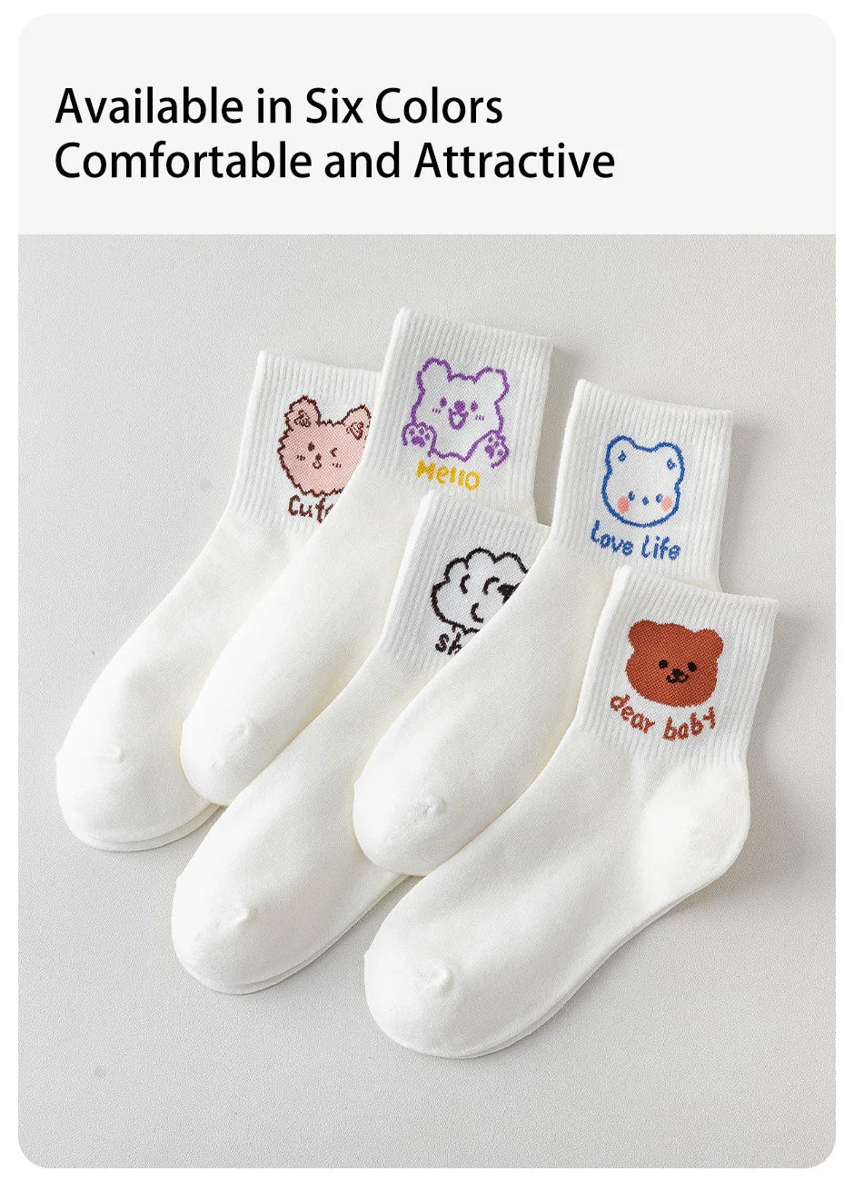 Bear'Buddies Socks– 6 Pairs