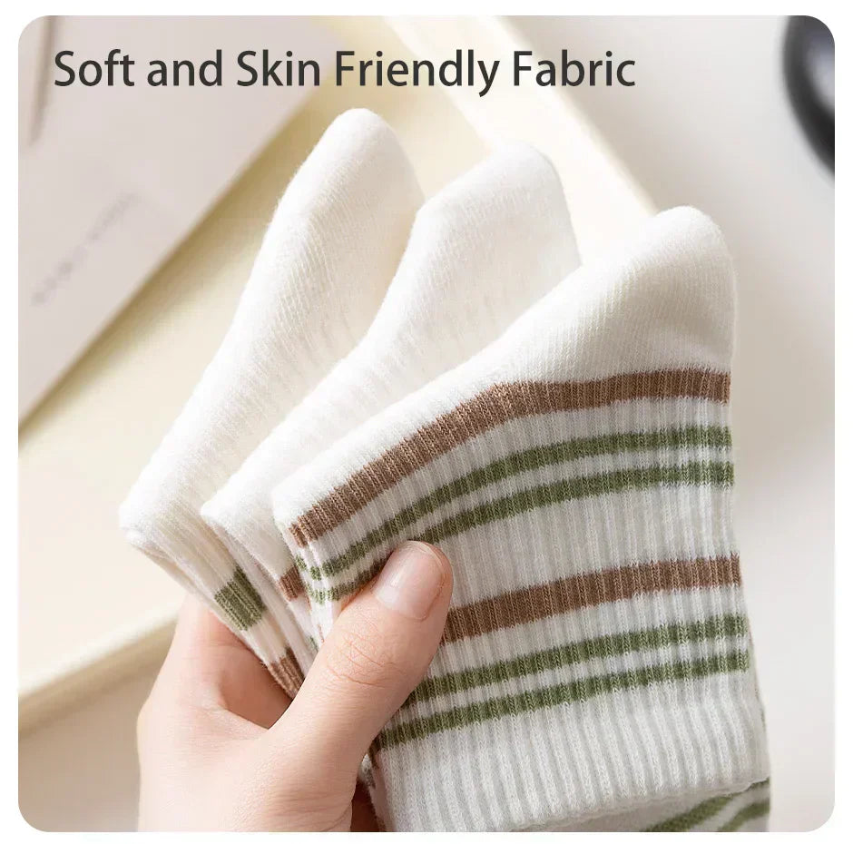 Olive Breeze Socks – 6 Pairs