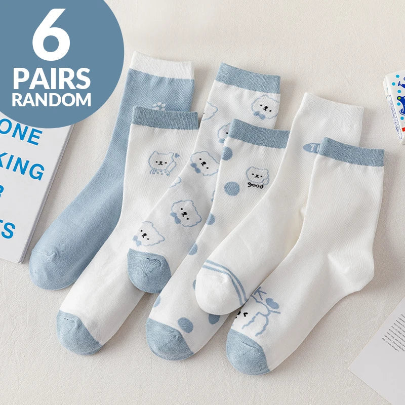 Puppy Cloud Socks – 6 Pairs