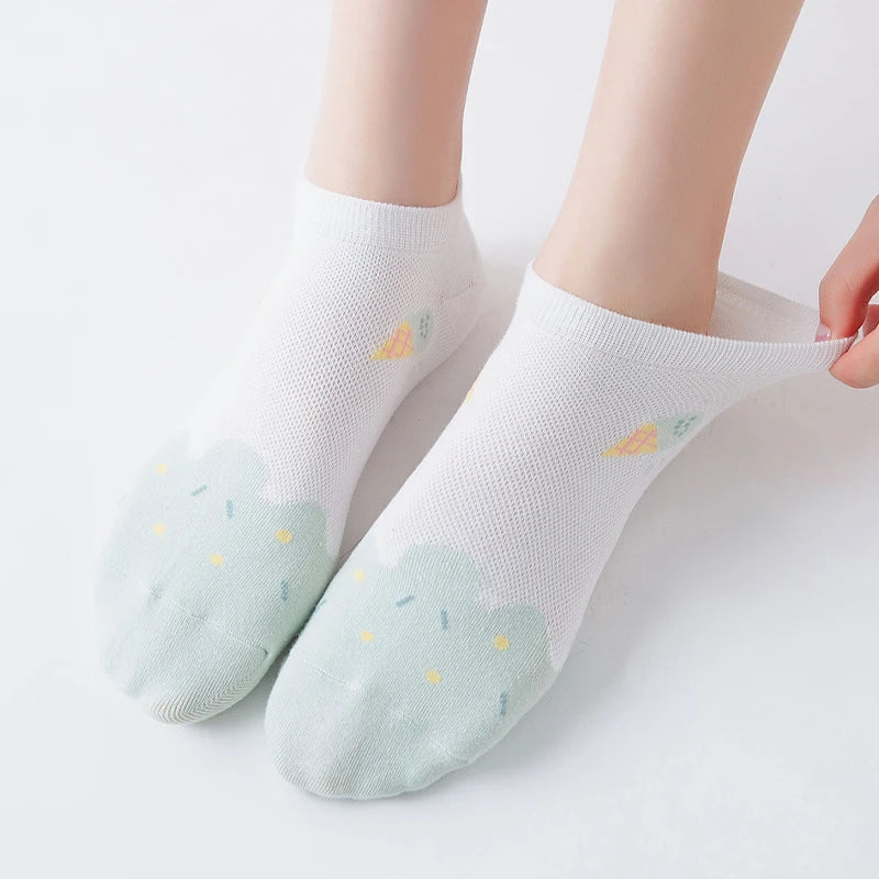 Sunny Bloom Socks – 6 Pairs