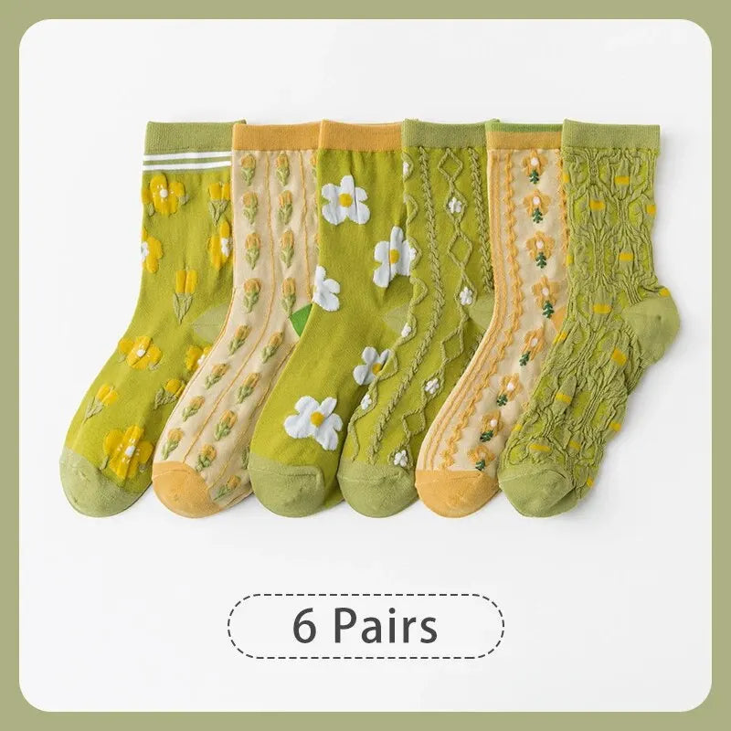Vintage Khaki Socks – 6 Pairs
