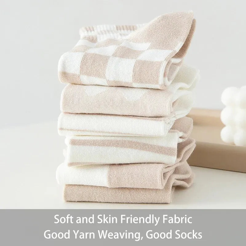 Khaki Bear Socks 6-Pairs