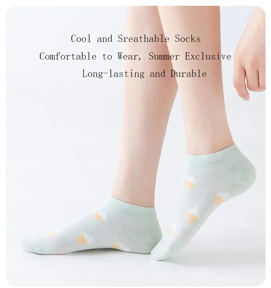 Sunny Bloom Socks – 6 Pairs