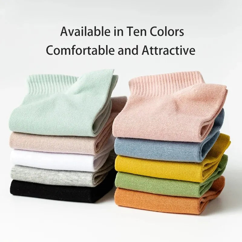 Candy Color Socks – 10 Pairs