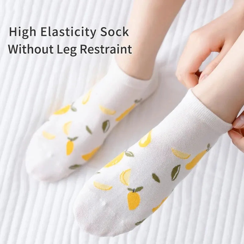 Lemon Rabbit Socks – 6 Pairs