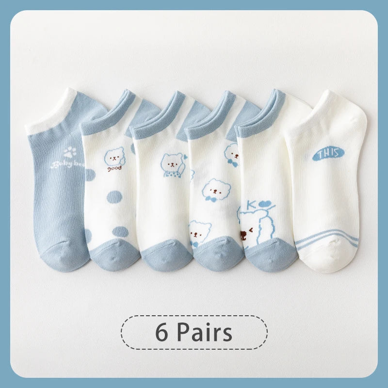 Sunny Bloom Socks – 6 Pairs