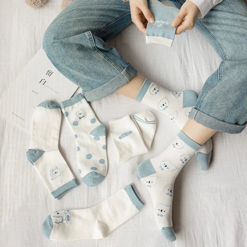 Puppy Cloud Socks – 6 Pairs