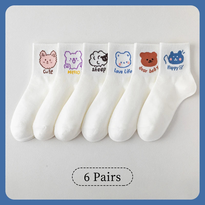 Bear'Buddies Socks– 6 Pairs