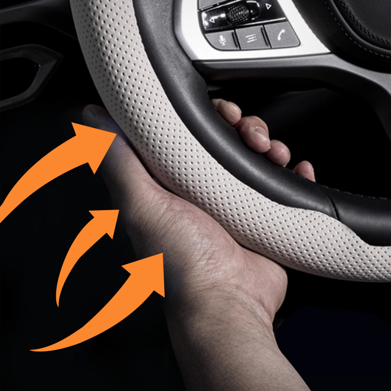 Universal car steering wheel cover